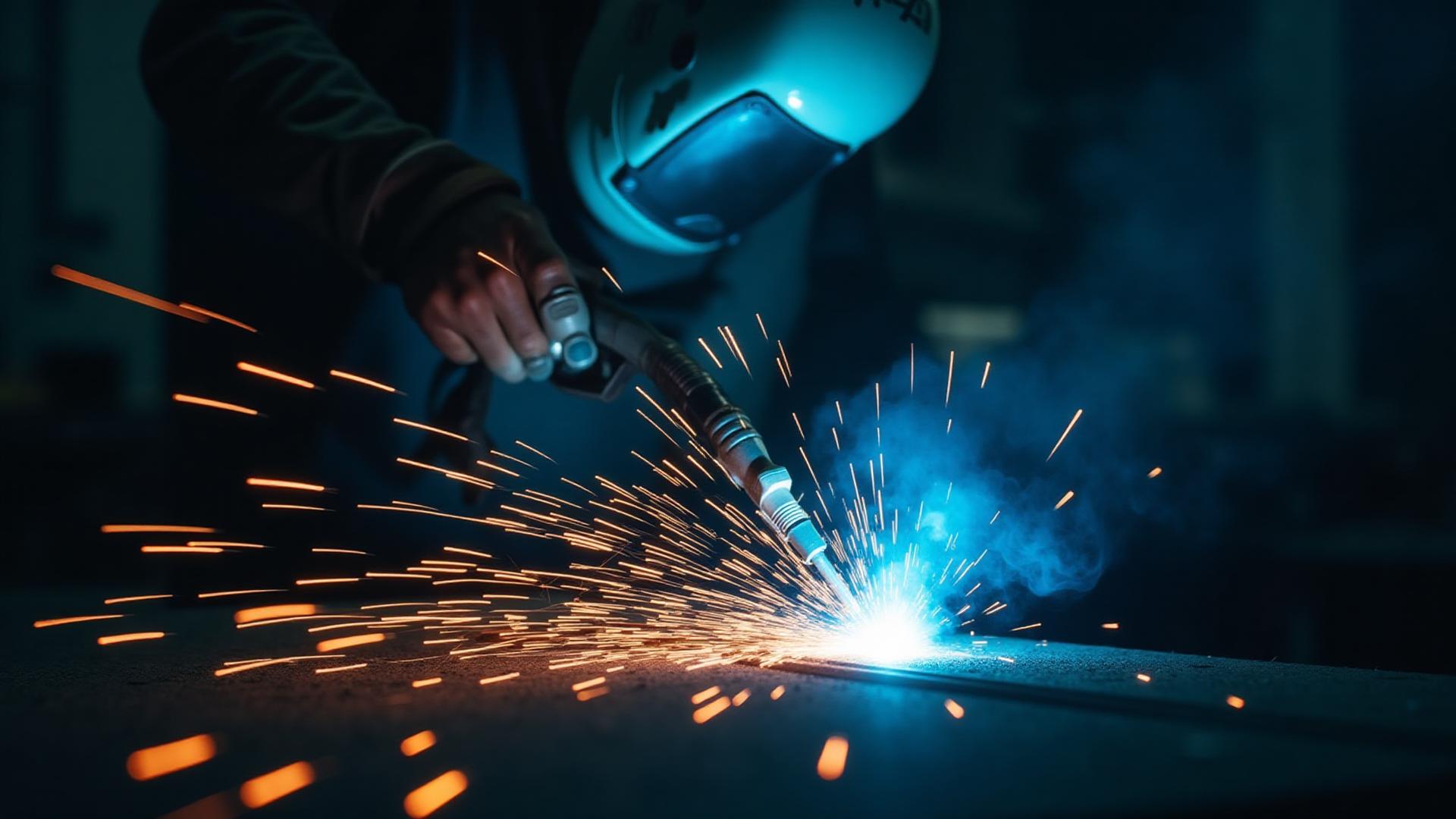 Professional welding workshop facility